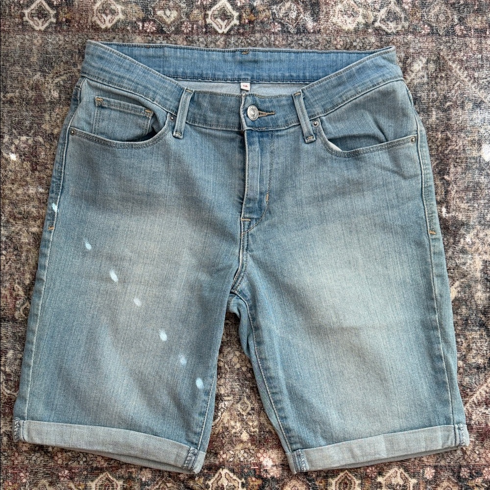 Levi's Blue Jean Shorts for Women